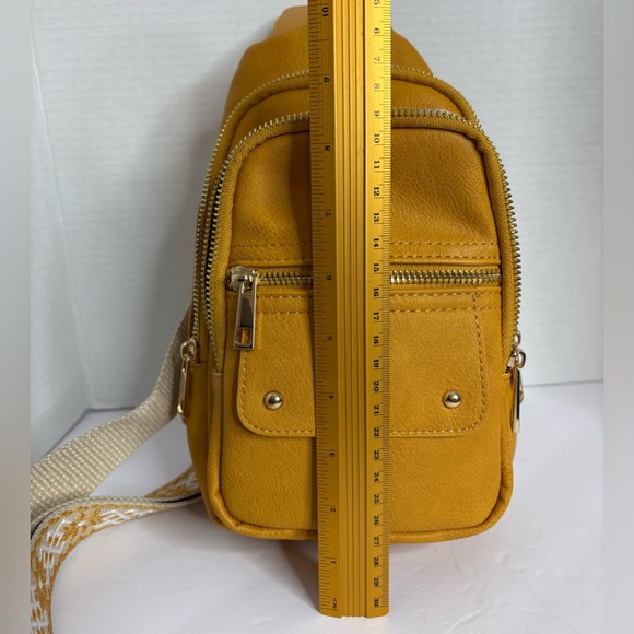 Mini Backpack Bag Yellow NWOT - Picture 7 of 11